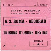 1961/62 Roma/Beograd